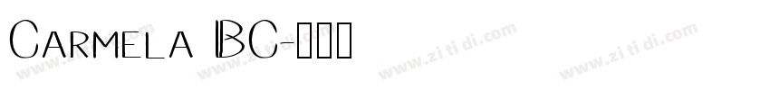 Carmela BC字体转换